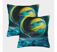 POLIUAWS A Strange World King Size Pillow Cases for Hair And Skin Silky Soft Pillow Covers Pack of 2 45x45cm