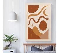 POLIUAWS Abstract Celestial Landscape - Surreal Night Sky And Dreamy Nature Wall Art Bathroom Prints for Walls For Home Modern Decoration Paintings Wall Art 16x24inch(40x60cm)