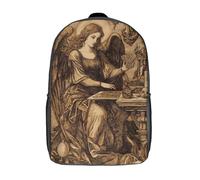 POLIUAWS Angel's Fortune Telling Children's School Backpack Fashion Casual Children's Backpacks 3D Printed School Bags Boy School Backpack Large Backpack 17inch