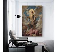 POLIUAWS Angel's Triumph Over Evil Modern Art Prints Bedroom 20x30inch(50x75cm) Wall Decorations for Bedrooms