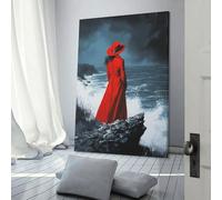 POLIUAWS At The Edge of The World Posters Prints For Home Bedroom Toilet Bathroom Wall Decor Wall Art Canvas Birthday Couple Celebrating 12x18inch(30x45cm)