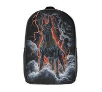 POLIUAWS Backpacks Divine Canine Majesty Kids School Backpack 3D Printed Fashion School Bag Casual School Bag for Boys Elementary And Middle School Students 17inch