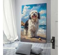 POLIUAWS Beachside Buddy Pictures for Hallway for Living Room Kids Children Girl Boys Birthday Party Gift Wall Pictures 24x36inch(60x90cm)