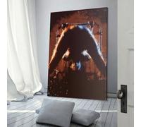 POLIUAWS Body Art Custom Canvas Prints for Rustic Bath Decor Artwork 12x18inch(30x45cm)