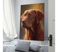 POLIUAWS Chesapeake Bay Retriever Wall Canvas Art for Bedroom Living Room & Bathroom Decor Wall Pictures 16x24inch(40x60cm)