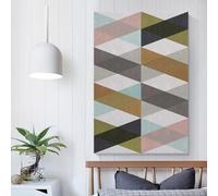 POLIUAWS Composition II Abstract Wall Art for Living Room for Bedroom Office Bathroom Decor Canvas Wall Art 08x12inch(20x30cm)