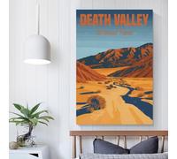 POLIUAWS Death Valley National Park Living Room Decorations for Wall For Teens Game Boys Room Wall Decor Picture Canvas 16x24inch(40x60cm)