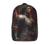 POLIUAWS Divine Guardian Armor -4 Kids School Backpack 3D Printed Backpacks Fashion School Bag Rucksacks for Boys Elementary And Middle School Students 17inch