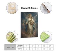 POLIUAWS Divine Mother And Child Artwork for Living Room for Rustic Farmhouse Bathroom Decor Modern Art Prints 16x24inch(40x60cm)