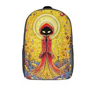 POLIUAWS Divine Radiance Rucksacks 3D Printed Children Backpacks Backpacks Fashion Casual Daypack Cute Travel Bags Outdoor Casual Daypack for Boy And Girl 17inch