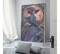 POLIUAWS Enchanted Elegance A Fantasy Fashion Illustration Wall Prints for Living Room Bedroom Picture Canvas 08x12inch(20x30cm)