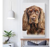 POLIUAWS Golden Cocker Spaniel Portrait Art Work for Home Walls For Home Modern Decoration Wall Pictures 12x18inch(30x45cm)