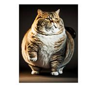 POLIUAWS Grumpy Cat Diamond Painting 5D DIY Full Drill Crystal Art Crafts Diamond Painting Kits Adults for Home Wall Decor Gifts 12"x16"