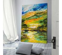 POLIUAWS Harbor of Hope Art Poster Print Artworks Canvas Poster Wall Art Prints Home Modern Decor Birthday Party Decor 16x24inch(40x60cm)