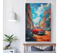 POLIUAWS Havana Art Poster Posters Art Print Wall Photo Paint Poster Hanging Picture Family Decor Decor Supplies Home Party Decor Supplies 20x30inch(50x75cm)