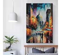 POLIUAWS Istanbul Streets Poster Vintage Art Cover Room Decor Aesthetic Bedroom Decor Canvas Posters For Bedroom 12x18inch(30x45cm)
