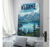 POLIUAWS Kluane National Park Wall Art for Hallway And Stairs For Home Modern Decoration Modern Wall Art 12x18inch(30x45cm)