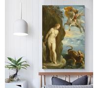 POLIUAWS Knight to The Rescue Funny Bathroom Wall Art for Boys Room Girls Room Wall Canvas 08x12inch(20x30cm)