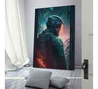 POLIUAWS Last Astronaut Wall Picture Living Room & Bathroom Decor 12x18inch(30x45cm) Bathroom Prints for Walls