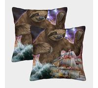 POLIUAWS Monster Titan Sloth Kraken King Size Pillow Cases for Bedroom Home Decor Holiday Decor Queen Size Pillow Cases 45x45cm