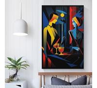 POLIUAWS Nightclub Art Deco for Adults Bathroom Animal Oil Paintingon Canvas Painting Kits Canvas Funny Room Decor Birthday Gifts Women 24x36inch(60x90cm)