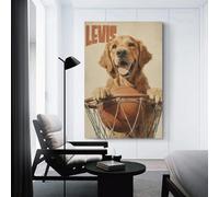 POLIUAWS Playful Paws Wall Canvas Home Office Kitchen Gallery Corridor Bathroom Wall Decor Ready To Hang 08x12inch(20x30cm) Pictures for Bedroom Walls