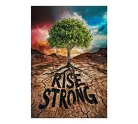 POLIUAWS Rise Strong Diamond Art Kits Adults for Adults Beginner 5D DIY Full Drill Accessories Tools Kit 8"x12" Diamond Painting