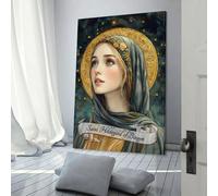 POLIUAWS 'Saint Hildegard of Bingen Posters Prints For Home Bedroom Toilet Bathroom Wall Decor Wall Art Canvas Birthday Couple Celebrating 16x24inch(40x60cm)