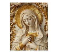 POLIUAWS Saint Mary Magdalene DIY Diamond Art Kits Adults Girls Birthday Presents 5D DIY Full Drill Accessories Tools Kit Diamond Painting 16"x20"