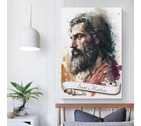 POLIUAWS 'Saint Matthew The Apostle Poster Canvas Wall Art Poster Decorative Modern Home Print Picture Artworks Posters Art Canvas Prints 12x18inch(30x45cm)