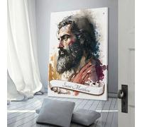 POLIUAWS 'Saint Matthew The Apostle Poster Wall Art Picture Painting Poster Canvas Print Posters Artworks Room Decor Gifts from Kids 24x36inch(60x90cm)
