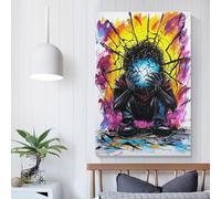POLIUAWS Shattered Reflections - Surreal Expressionist Art Poster Artworks Canvas Room Aesthetic Wall Art Prints Home Picture Painting Modern Decor 12x18inch(30x45cm)