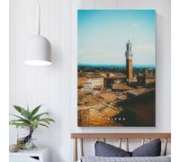 POLIUAWS Siena Poster Wall Art Picture Painting Poster Canvas Print Posters Artworks Room Decor Gifts from Kids 16x24inch(40x60cm)