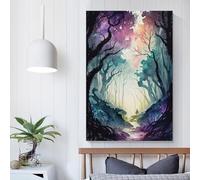 POLIUAWS Stranger Nature 1 Cover Canvas Poster Wall Room Wall Decor Set Art Decorative Painting Bedroom Painting Posters 24x36inch(60x90cm)