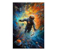 POLIUAWS Swallowed by The Universe Diamond Art Kits Adults for Leisure Time DIY Gem Art Craft Set 8"x12" Diamond Painting