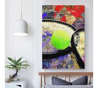 POLIUAWS Tennis Art B And R 2 Living Room Pictures for Walls for Living Room Kids Children Girl Boys Birthday Party Gift Modern Art Prints 08x12inch(20x30cm)