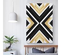 POLIUAWS Texture Strokes 4 Custom Canvas Prints For Teens Game Boys Room Wall Decor Large Wall Art 12x18inch(30x45cm)