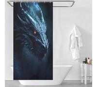 POLIUAWS The Dangerous Beast Daily Household Stylish Washable Shower Curtain with Hooks for Bathroom for Stalls Bathtubs 35.43x70.87Inch（90x180cm）