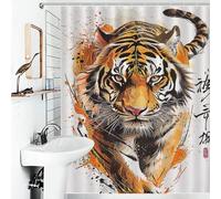 POLIUAWS The Power of The Predator Thicken Durable Polyester Modern Fabric Bathroom Decor Set for Home Bathroom Toile Hotel Decor 56.30x70.87Inch（143x180cm）