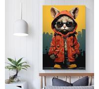 POLIUAWS The Ultimate Ghetto Mouse Art Poster Print-denoise-denoise Wall Art Poster Scroll Canvas Painting Picture Living Room Decor Home 24x36inch(60x90cm)