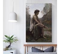 POLIUAWS The Wounded Eurydice Posters Prints For Home Bedroom Toilet Bathroom Wall Decor Wall Art Canvas Birthday Couple Celebrating 24x36inch(60x90cm)
