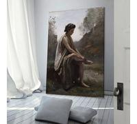 POLIUAWS The Wounded Eurydice Posters Prints For Home Bedroom Toilet Bathroom Wall Decor Wall Art Canvas Birthday Couple Celebrating 12x18inch(30x45cm)