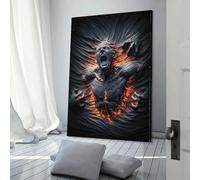 POLIUAWS Torture Soul Cover Canvas Poster Wall Room Wall Decor Set Art Decorative Painting Bedroom Painting Posters 24x36inch(60x90cm)