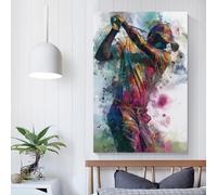 POLIUAWS Vibrant Swing Canvas Prints Wall Art Canvas Wall Art For Teens Game Boys Room Wall Decor 08x12inch(20x30cm)