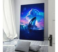 POLIUAWS Whats In Above The Sea Poster Cool Wall Decor Art Print Posters for Room Aesthetic - Poster Gift Picture Painting Modern Wedding PosterHome Decor 08x12inch(20x30cm)