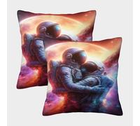 POLIUAWS Zero Gravity Hug Slip Silk Pillowcase Cushion Covers Anti Allergy Pillow Slips 40x40cm