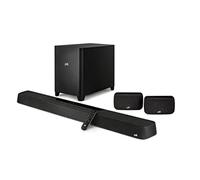 Polk Audio MagniFi MAX Home Theater System with Soundbar and Wireless Subwoofer, 5.1 Dolby Digital, DTS, Bluetooth, WLAN, Chromecast, HDMI ARC, AUX and Optical Input - Black