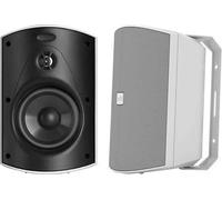 Polk Audio Patio 200 2-Way Indoor/Outdoor Speaker, Anodized Aluminium Dome Tweeter, Mineral Filled Polymer Cone Woofer: 5-Inch, All Weather Wall Mounted, White