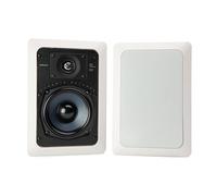 Polk Audio RC55i 2-Way Premium in-Wall 5.25" Speakers (Pair) | Perfect for Damp and Humid Indoor/Outdoor Placement (White, Paintable Grille)(Pack of 2)