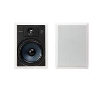 Polk Audio RC85i 2-Way Premium in-Wall 8" Speakers (Pair) | Perfect for Damp and Humid Indoor/Outdoor Placement (White, Paintable Grille)(Pack of 2)